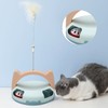 Automatic Rotating Feather Toy Relieve Boredom Bite Resistant Interactive Cat