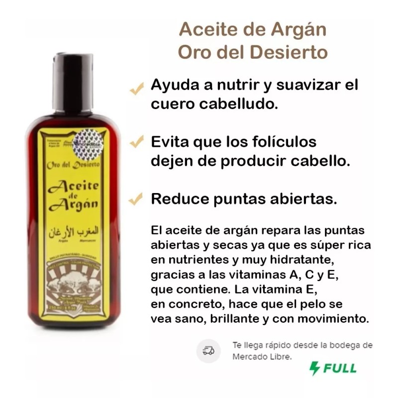 Incredible Aceite De Argan Tratamiento Cabello Planchado Express 250ml