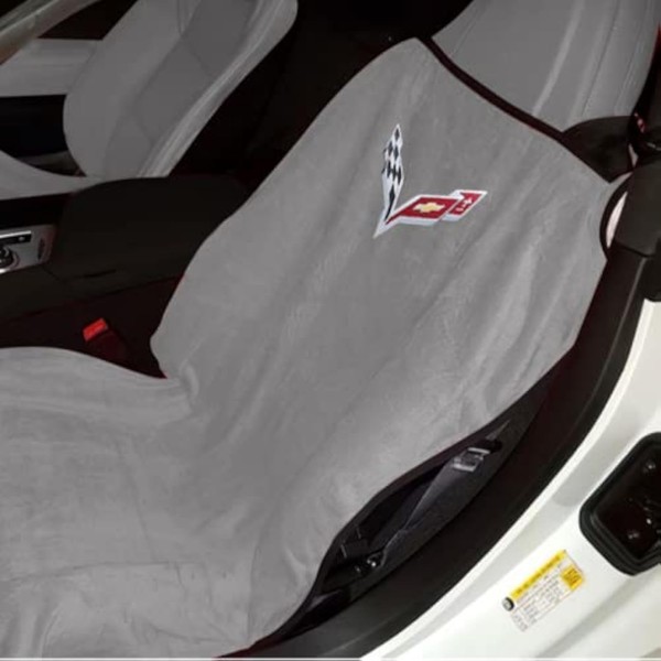 SR1 Performance C8 Corvette Seat Covers - Cotton Protective Towel