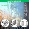 Yauhar 60Pcs M8 304 Stainless Steel Rivet Nuts, Flat Head