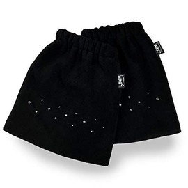 AIKO Stirrup Protectors - Sparkle Limited Edition - Fleece 1 Pair (Black)