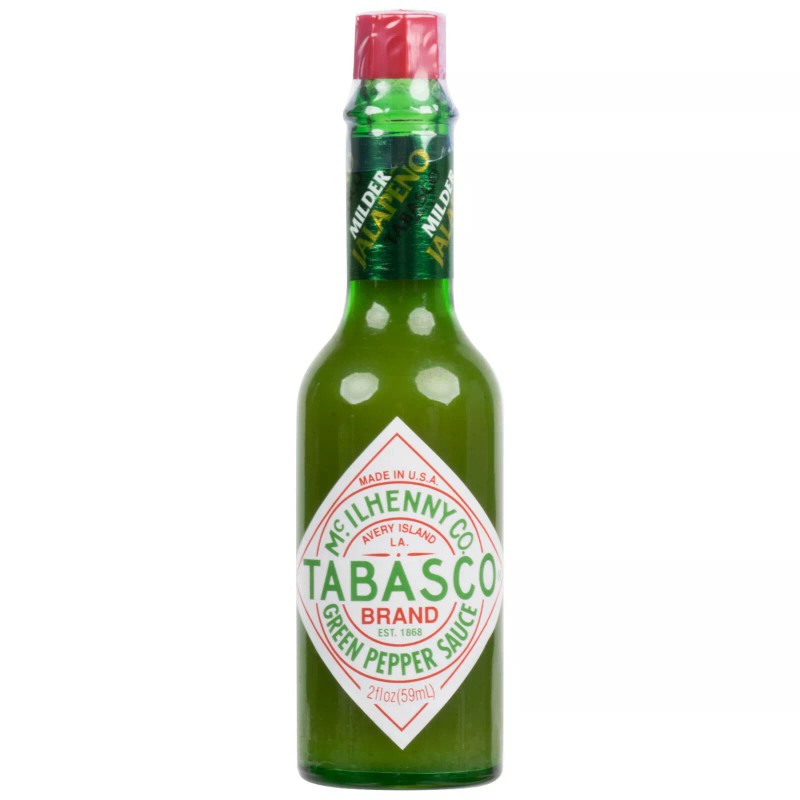 TABASCO 5 oz. Bottle Green Pepper Hot Sauce - 5