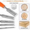 5 Pcs Wood Chisel Sets,Wood Chisel for Woodworking, Wood Carving