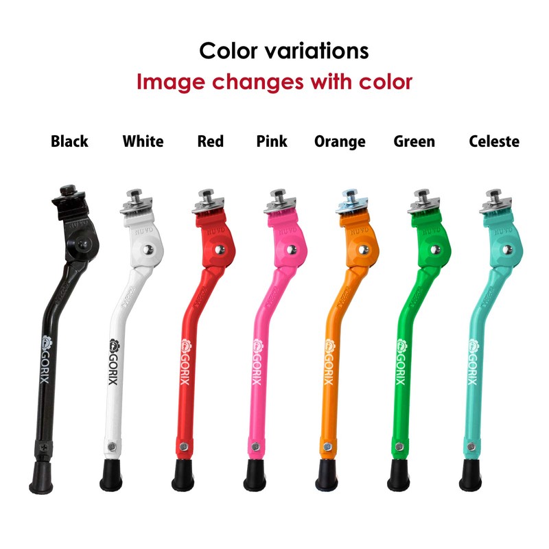 GORIX (GX-KC22AAJ-Z) Smart Bicycle Kickstand Center Stand, Lightweight, Compatible with