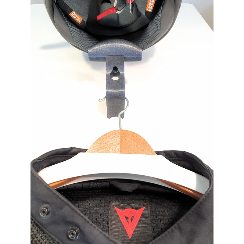 Enhanc3d Designs Motorcycle Helmet Wall Mount - Helmet Holder Wall