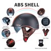 VCOROS Half Helmet Motorcycle DOT Approved Open Face Helmet F-07
