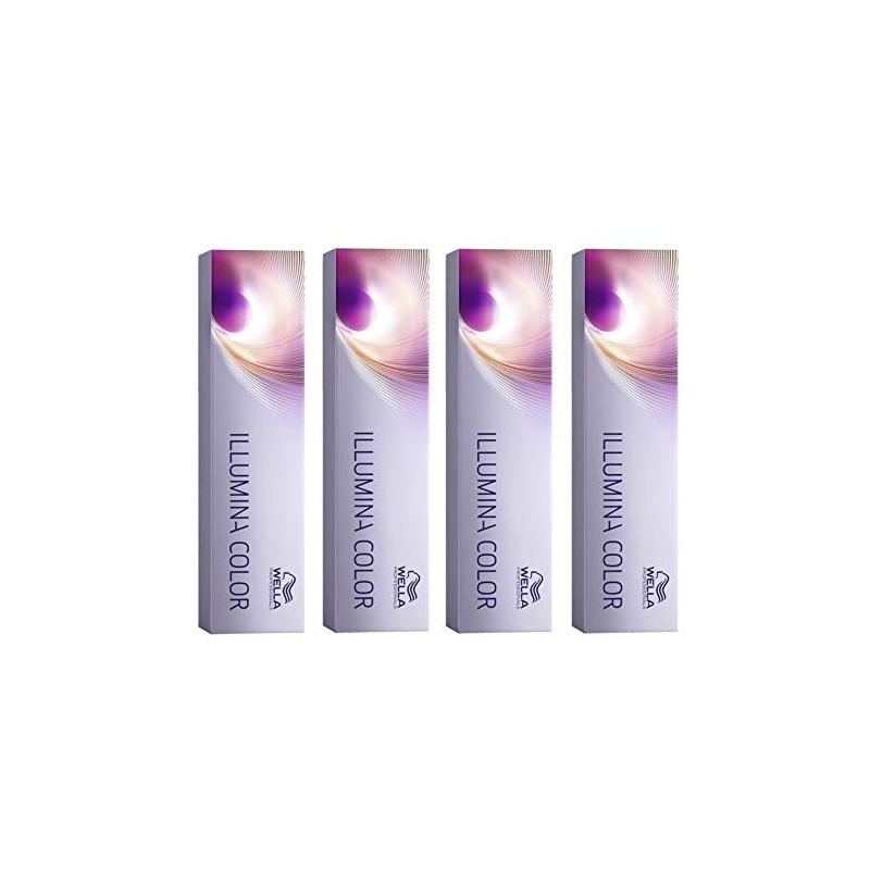 4 Wella Professionals Illumina Color, 10/69 Light Blonde Violet Cendre,