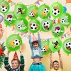 Soccer Party Favors Set with Tattoos and Balloons