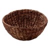 Water Hyacinth Bowl Basket, 12.6 inches (32 cm) HC-014DBR