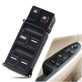 WMPHE Window Switch Compatible with Honda Accord Sedan 2003 2004 2005 2006 2007, Driver Side Master Power Window Switch, Replacement for 35750-SDA-H12, 35750-SHJ-A24