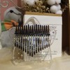 17 Keys Kalimba Thumb Piano Rainbow Star Transparent Style EVA