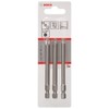 Bosch 2607001767 3-Piece Screwdriver bit Set, Extra Hard PH2 PZ2