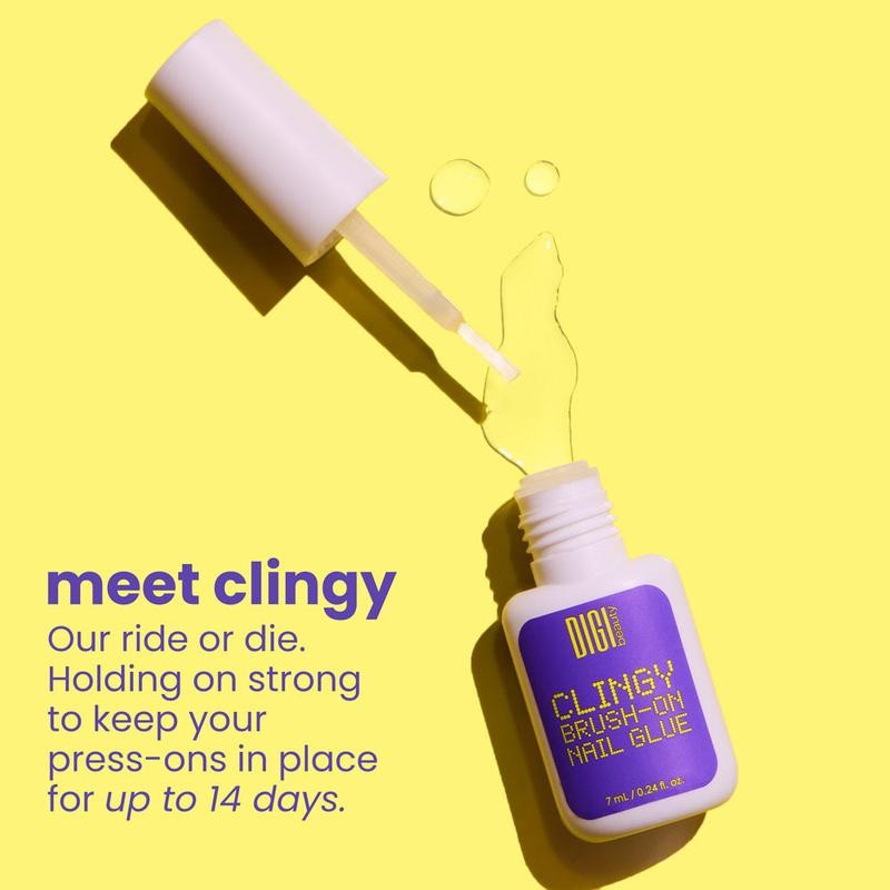 Digi Clingy Brush On Nail Glue - Press On Nails
