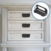 PATIKIL Recessed Pull Door Handle, 4 Pack Invisible Flush Pull