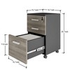 Lazio File Cabinet with Lock - Filing Cabinet for Home