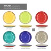 6-piece set. Malaga Dinner Plate Set Colourful Serving Plates Hand-Painted