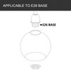 Clear Glass Shade,Replacement Globe & Cover for Lighting Fixture, 8"