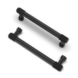 FURNIWARE Pack of 10 Cabinet Handles Gold Knurled Cabinet Pulls 128mm(5 Inch) Hole Center Cabinet Handles Drawer Pulls Cabinet Hardware Handles