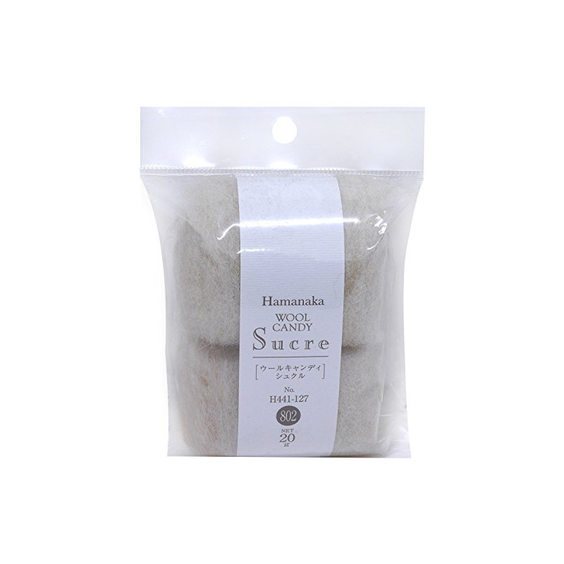 hamanaka Wool Felt Wool Candy syukuru Natural Blend Col. 802