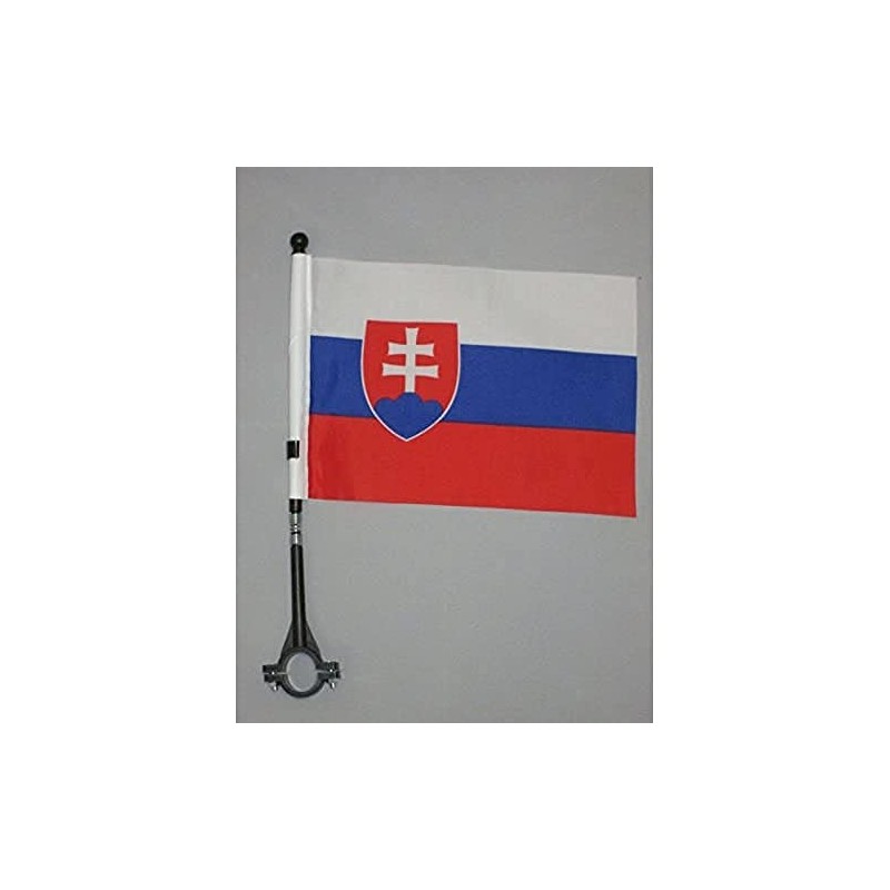 Slovakia BIKE Flag 5'' x 8'' - Slovak BICYCLE Flag