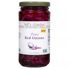 Jeff's Garden Onions Pickled Red 12 fl. oz (Pack of 6)