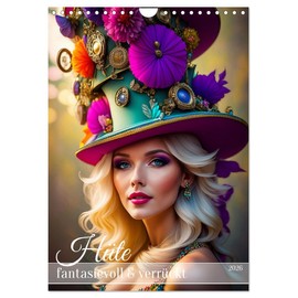 Hats - Imaginative and Crazy (Wall Calendar 2026 DIN A4 High), CALVENDO Monthly Calendar