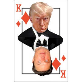 SC2522 King of Trump Playing Card Cardboard Cutout Standee Standup