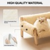 MEWOOFUN Cat Couch Bed, Pet Sofa for Indoor Cats Wooden