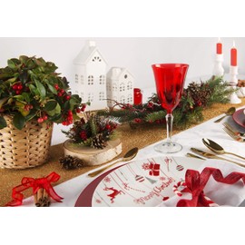 Excelsa House Lantern Ceramic 7.5 x 7.5 x 14.5 cm White