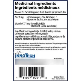 Innotech Zinc Lquido Inico 60 Ml - Formato Lquido Na                                                                                                  