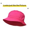 KBETHOS® 100% Cotton Washed Bucket Hat, Hot Pink, Large-X-Large