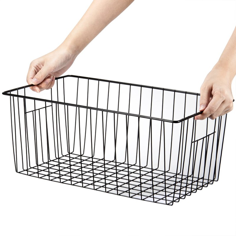 16inch Upright Freezer Organizer Baskets for 13-14,16-21 cu.ft Standup Freezer,