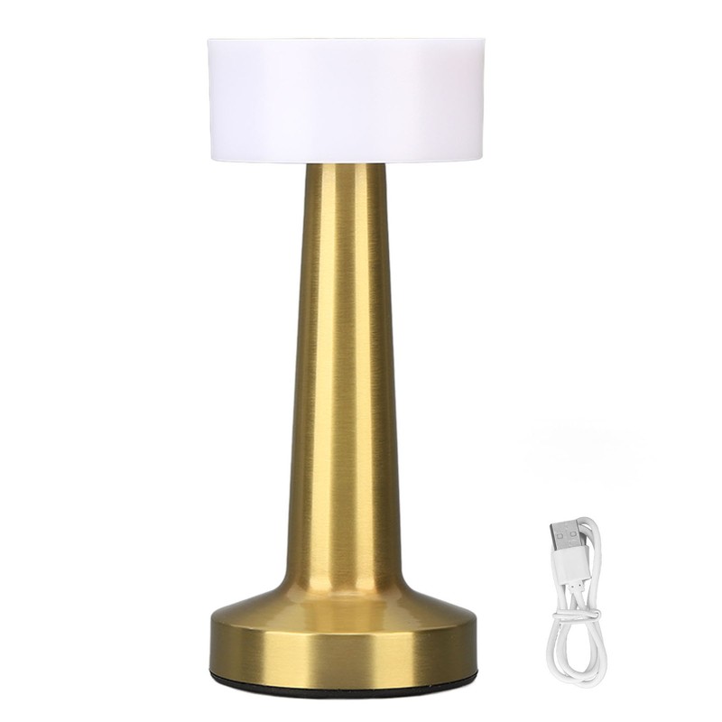 Rechargeable Cordless Table Lamp 3 Levels Brightness Small Touch Table