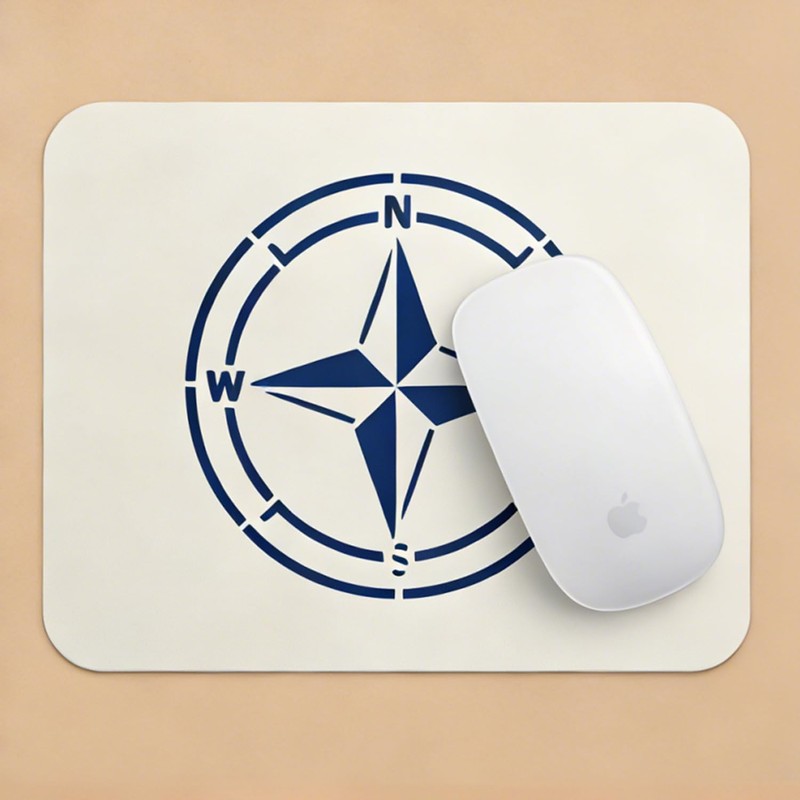 9 Pcs Compass Anchor Stencils for Painting Reusable Plastic 6×6