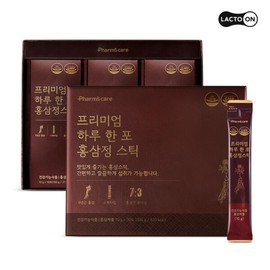 Lactoon Seoul Pharmacist Credit Union Premium One Pack per Day Red Ginseng Extract Stick 30 Packets 1 Set / 락토온 서울약사신협 프리미엄 하루 한 포 홍삼정스틱 30포 1세트
