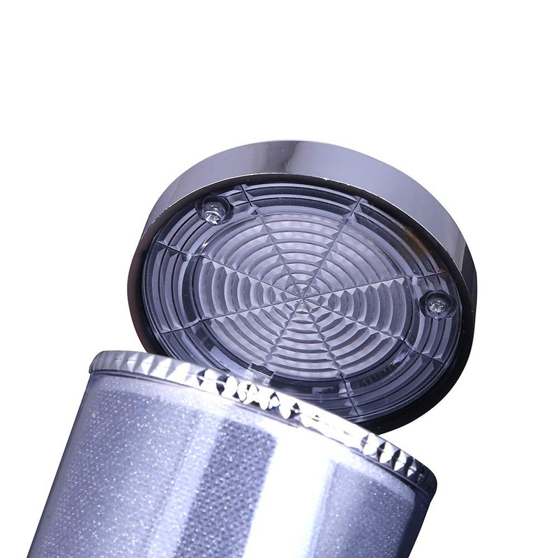 Juhon Cigar Ashtray with LED Light Container Smoke Cup Holder