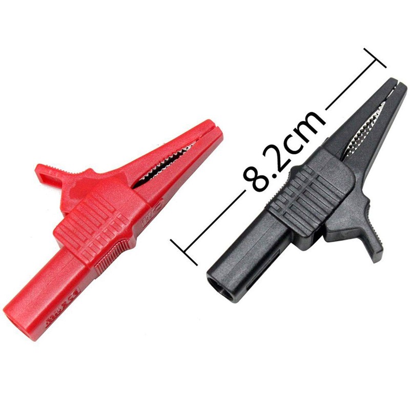 TestHelper 5sets AC262 Testing Probe Insulated Alligator Crocodile Clip Clamps