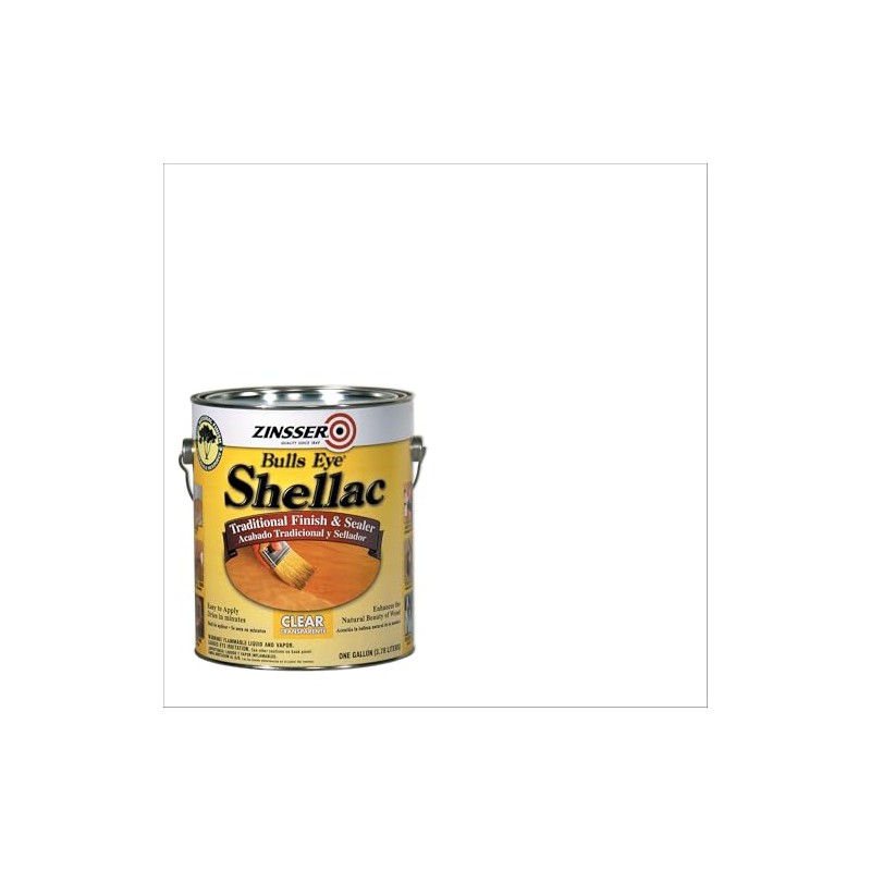 Zinsser 301 Bulls Eye Shellac Traditional Finish & Sealer, Gallon,