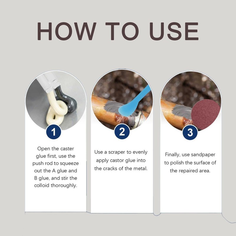 Strong Foundry Glue, High Temperature Resistant Casting Repair, Metal Repair