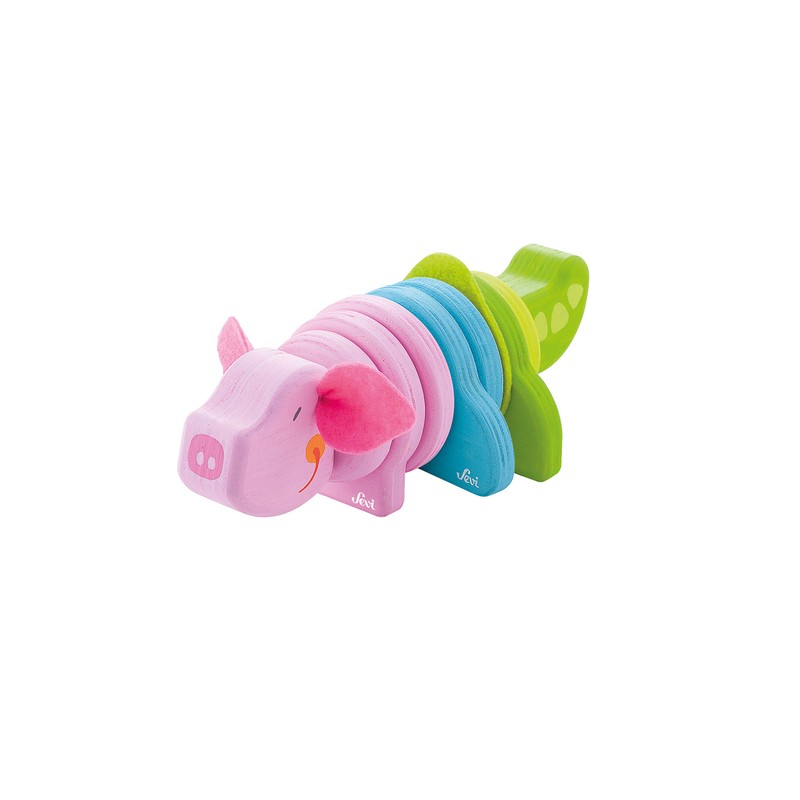 Sevi Twist Untwist Pig Building Toy
