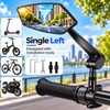 Adjustable Bicycle Rearview Mirror for Handlebar Mounting – Wide-Angle Rear