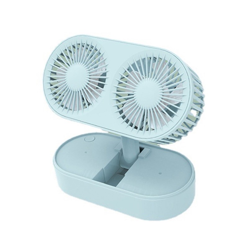 Desktop Double Blade Small Fan USB Mini Folding Desktop 2