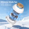 Clip‑On Bladeless Waist Fan, Hands‑Free Portable Personal Cooling Mini Fan