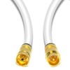 Sterndiscount 0.5 m TV Antenna Cable IEC Connection Cable Coaxial