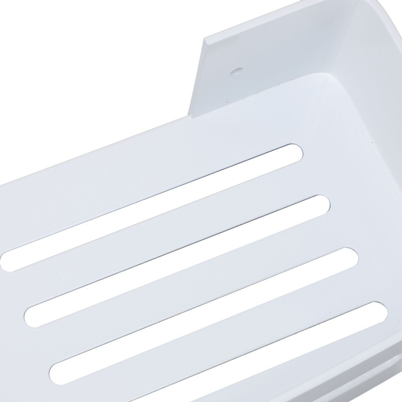 Wall Mount Bathroom Shelf Shower Bath Rack Single Layer Space