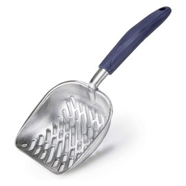 Cat Litter Scoop, Metal Cat Litter Scoop for Cat Litter Tray, Ergonomic and Comfortable Handle, Litter Scoop Cat Litter Tray, Cat Scoop Metal, Cat Litter Scoop