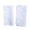 Men's Handkerchiefs 100% Cotton Solid White Hankies Set