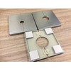 Tsnamay 2 Pcs Wall Split Flange, ABS Square Self-Adhesive Escutcheon