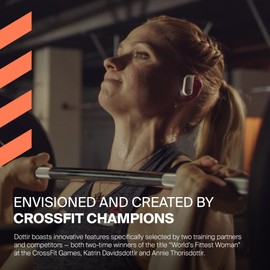 Dóttir True Wireless Sport Earbuds Active Noise Cancelling Headphones, In Ear Detection, 72H Playtime, Secure Fit Earhook, Earphones for Running, Gym, IPX7 Waterproof, Bluetooth 5.2, Ash Grey