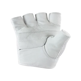Mesh Net Training Gym Gloves White Finger Less Gloves for Weight Lifting, Cross Training, Calisthenics, Cycling and Other Sports (Medium)